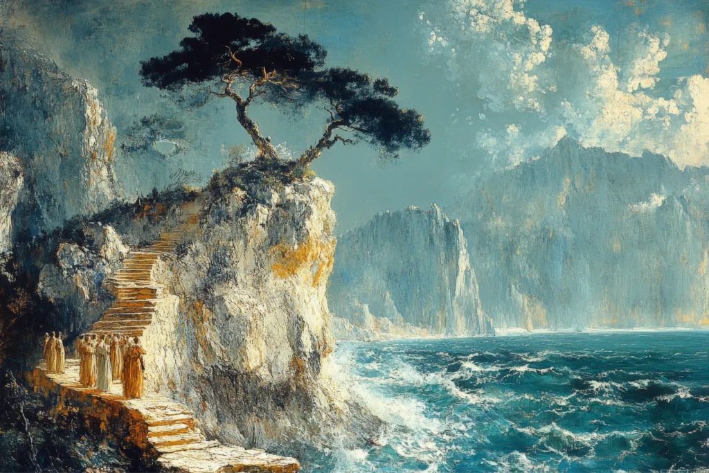 Article 3 digital art style illustration river nature (3)